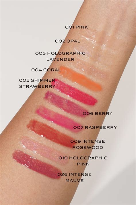 dior lip glow 10|dior lip gloss color chart.